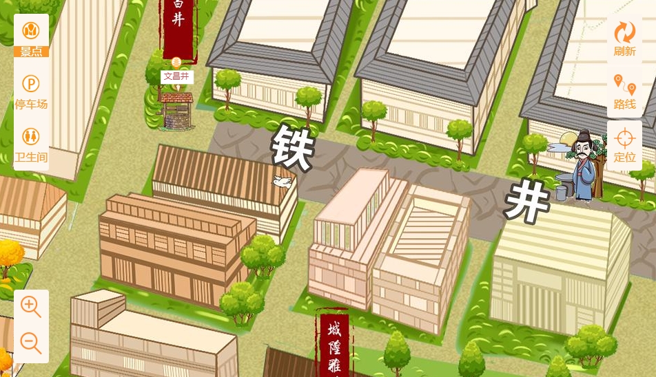 汉中智慧景区：手绘地图与语音导览的完美融合